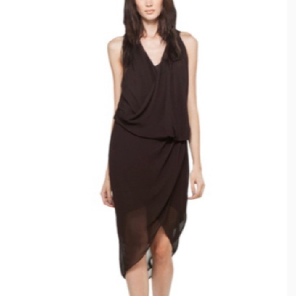 Helmut slang Cris across Drape Dress